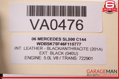 05-12 Mercedes R230 SL500 Front Top Upper Overhead Dome Reading Map Light OEM