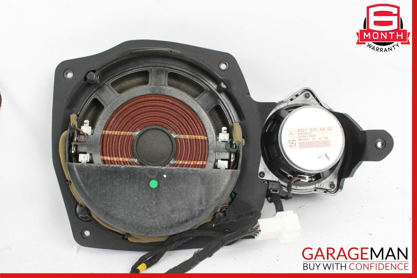 07-09 Mercedes W221 S550 Front Left & Right Side Door Sound Speaker Speakers Set