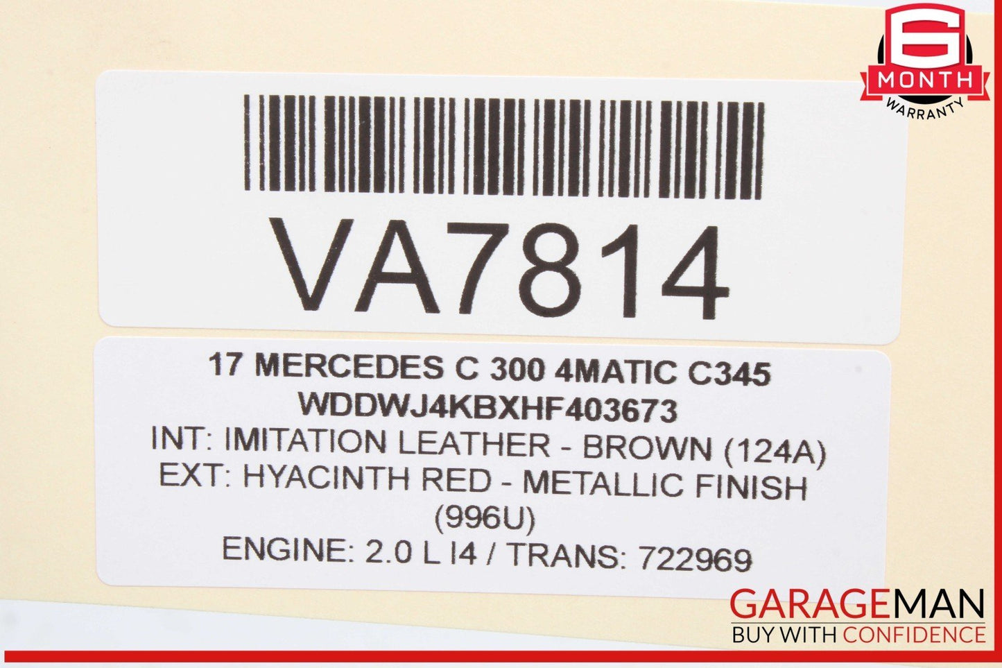 16-17 Mercedes W205 C300 4MATIC C43 AMG Speedometer Instrument Cluster Gauge OEM