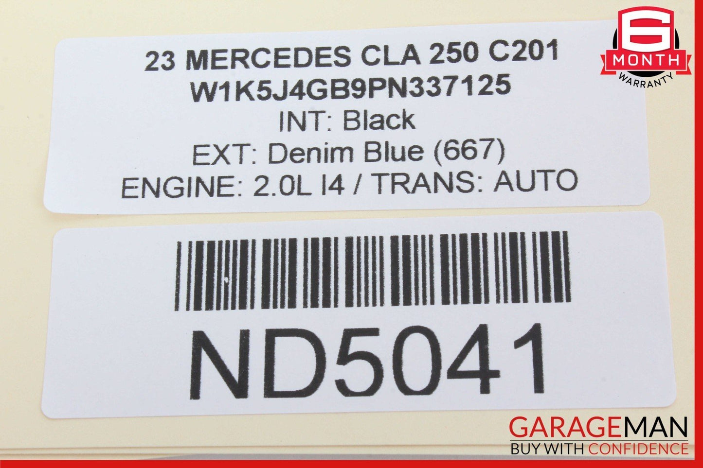 20-25 Mercedes W118 CLA250 GLB250 Front Right Passenger Side Dash Airbag Air Bag