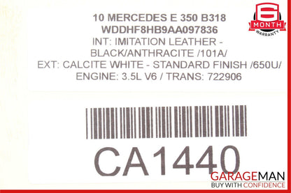 10-15 Mercedes W212 E350 4Matic Main Engine Motor Wire Wiring Harness OEM