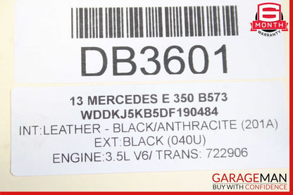 10-13 Mercedes W207 E350 Rear Right Spindle Knuckle Brake Rotor Caliper Set OEM