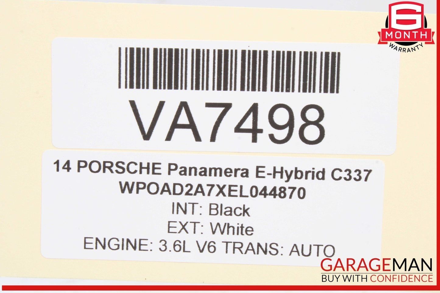 10-16 Porsche Panamera 970 E-Hybrid Rear Left or Right Side Upper Outer Arm OEM