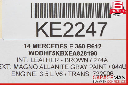 08-20 Mercedes W212 E350 SLK250 C350 Seat Control Module Front Right Side OEM