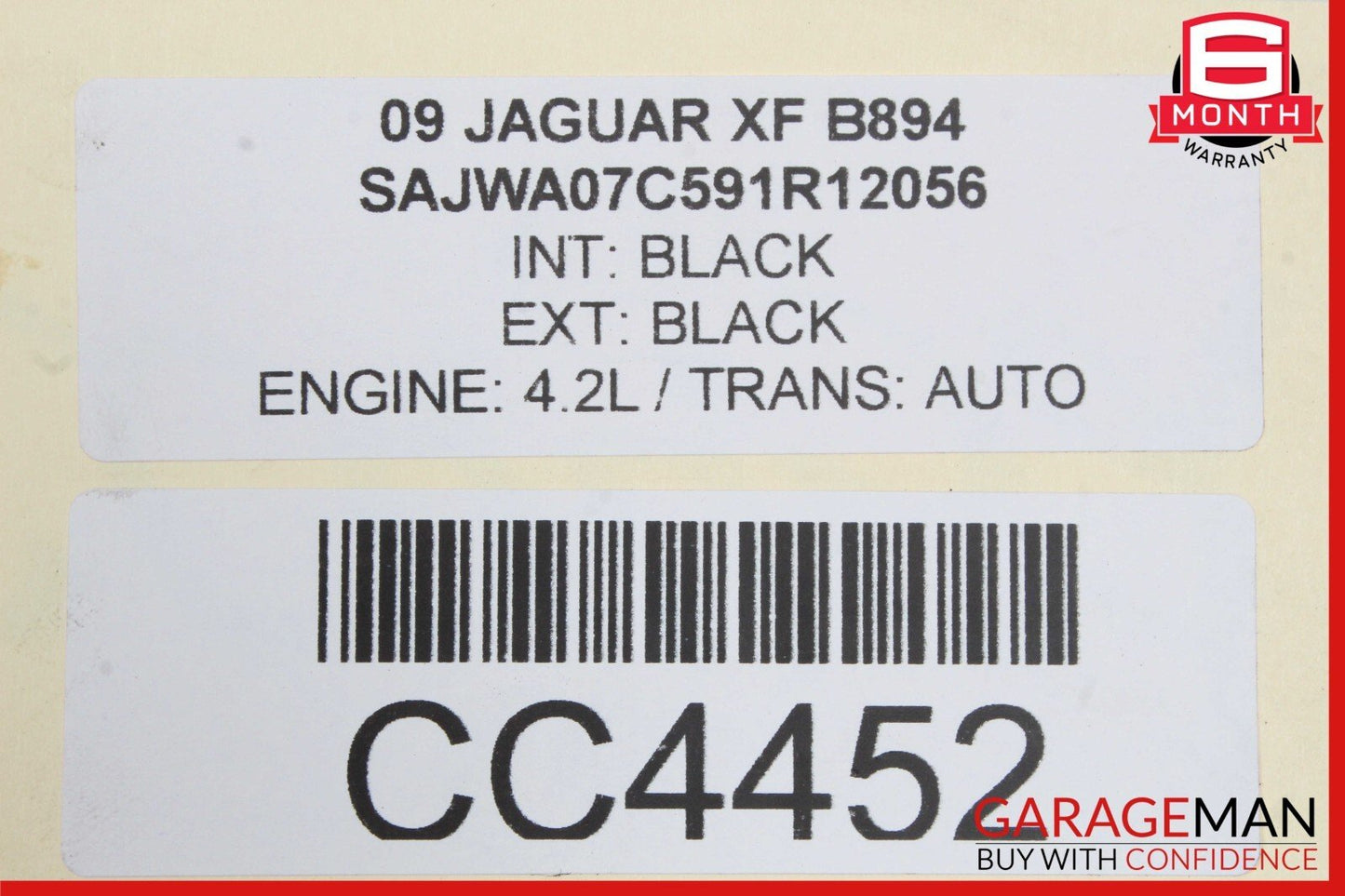 09-15 Jaguar XF Power Steering Gear Rack & Pinion Assembly OEM
