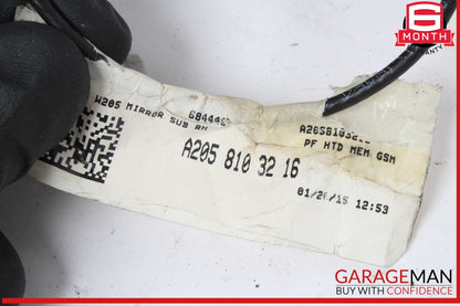 15-20 Mercedes W205 C300 Front Right Passenger Side Door Rear View Mirror OEM