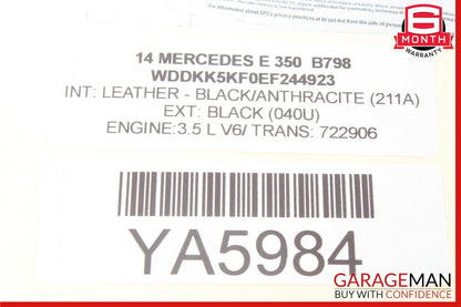 14-16 Mercedes W207 E350 E550 Instrument Cluster Speedometer OEM