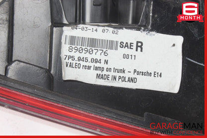 11-14 Porsche Cayenne 958 S Rear Right Side Inner Tail Light Lamp OEM