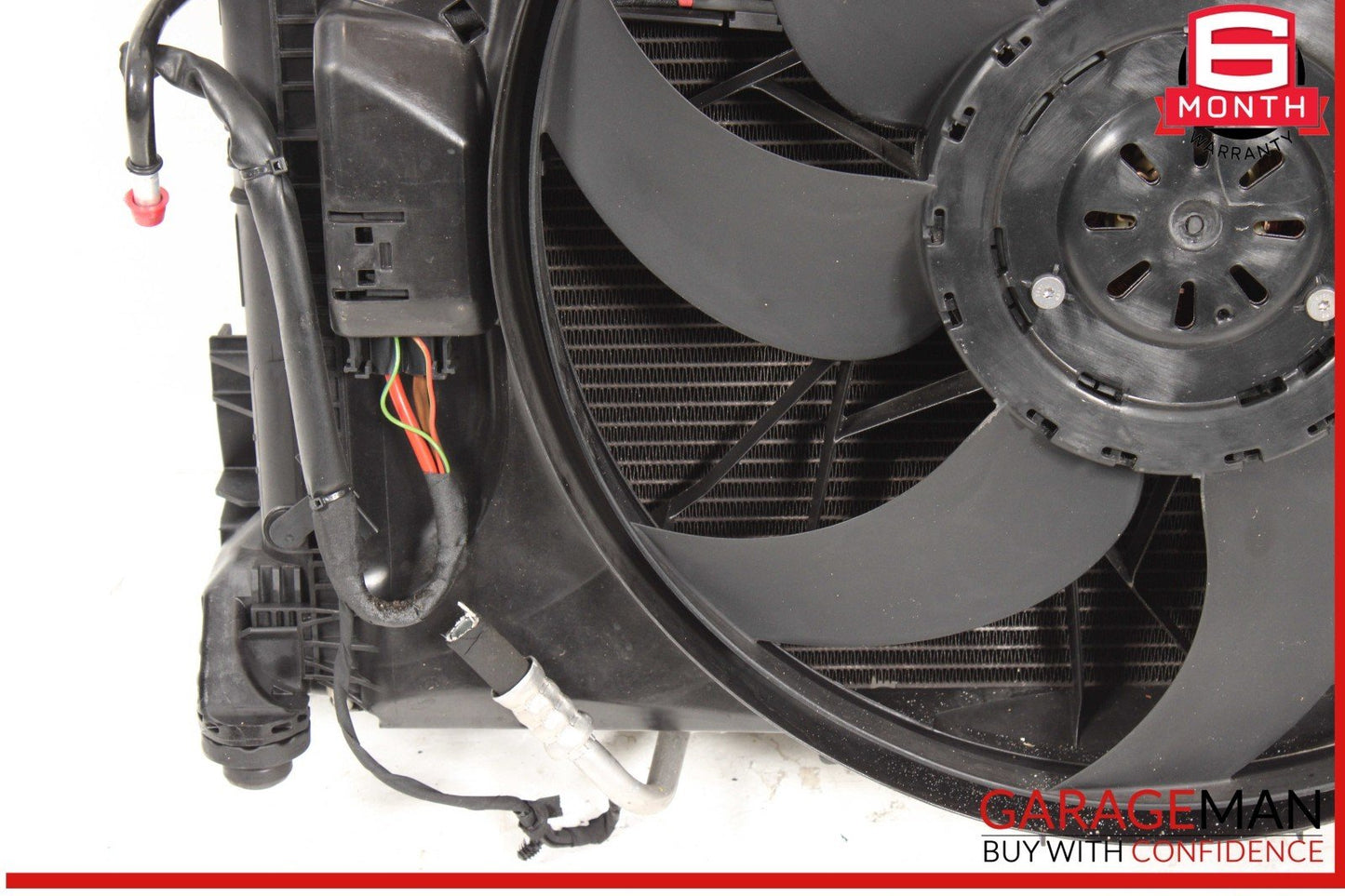 08-20 Mercedes W212 E350 SLC300 Engine Radiator Condenser Cooling Fan Motor Assy