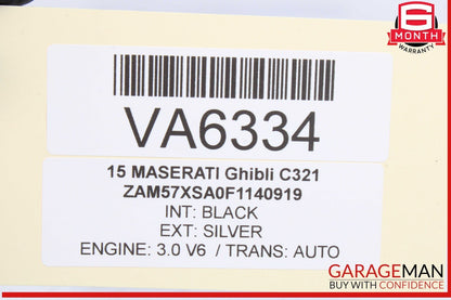 14-17 Maserati Ghibli Dashboard Dash Information Display Media Monitor OEM