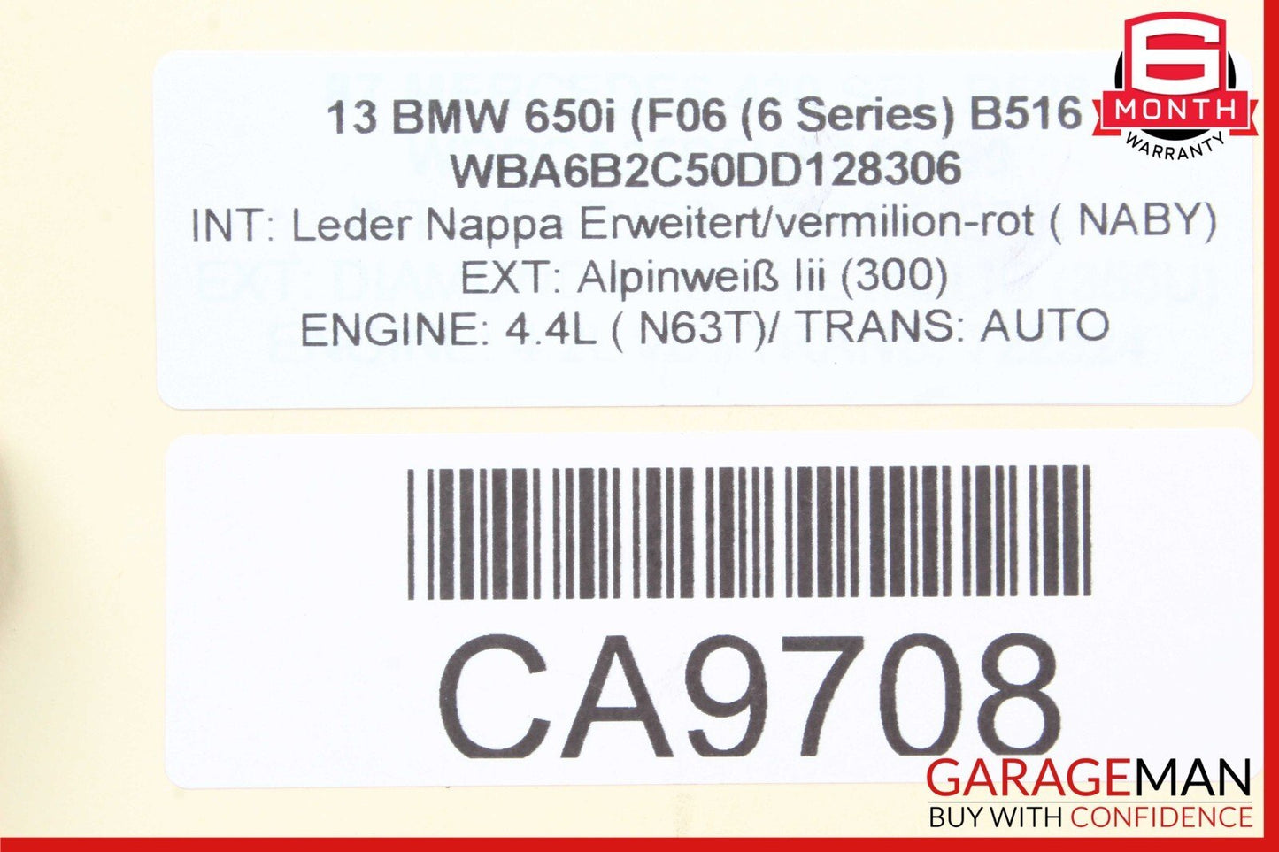 13-19 BMW F06 650i 4.4L Front Right Wheel Carrier Spindle Knuckle Hub OEM