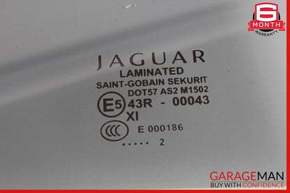 10-19 Jaguar XJ XJR Rear Right Side Door Window Glass AW93F25712AD OEM