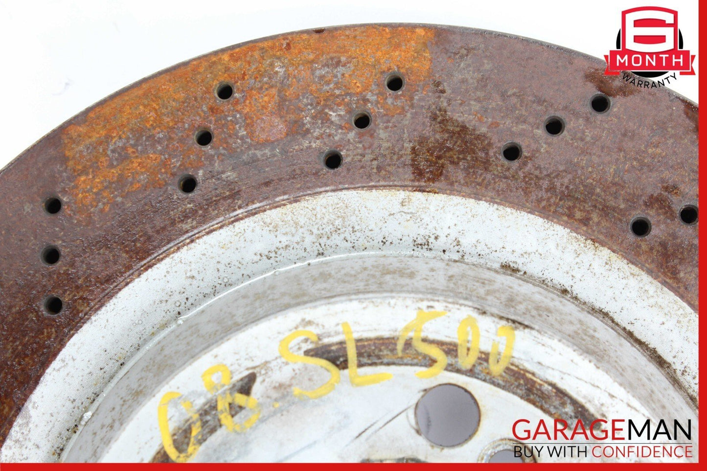 03-12 Mercedes R230 SL500 SL550 Front Left & Right Brake Rotors Disc Set of 2