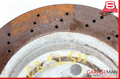 03-12 Mercedes R230 SL500 SL550 Front Left & Right Brake Rotors Disc Set of 2