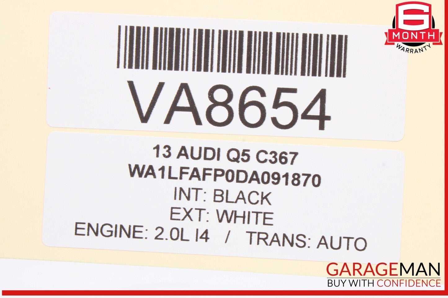 13-16 Audi Q5 SQ5 A4 S4 Front Upper Overhead Dome Reading Light Lamp 8T0947135BM
