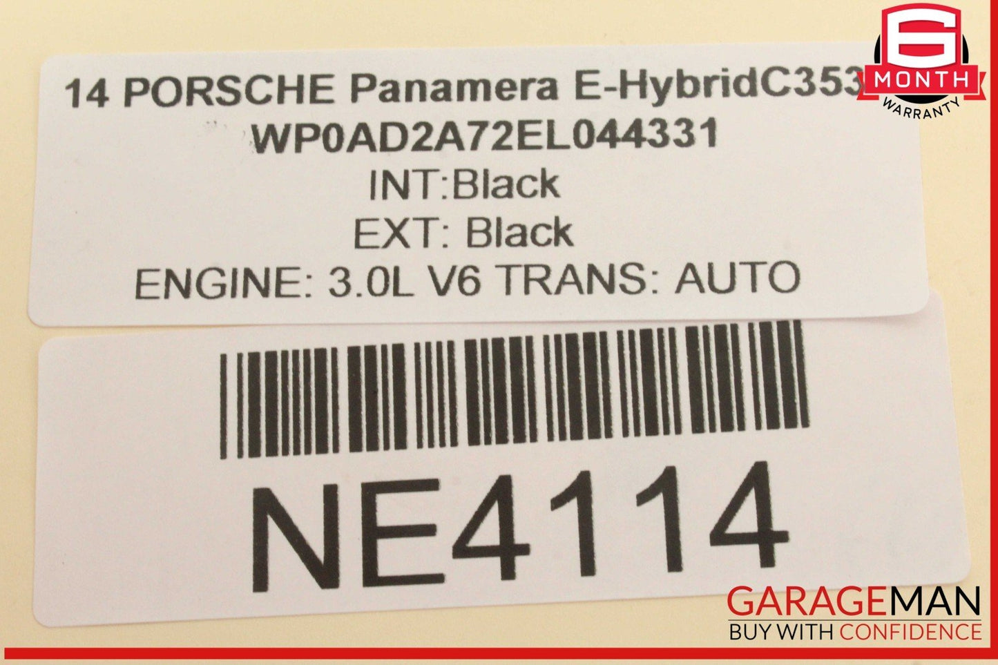 10-16 Porsche Panamera 970 E-Hybrid Rear Left Driver Side Lower Control Arm