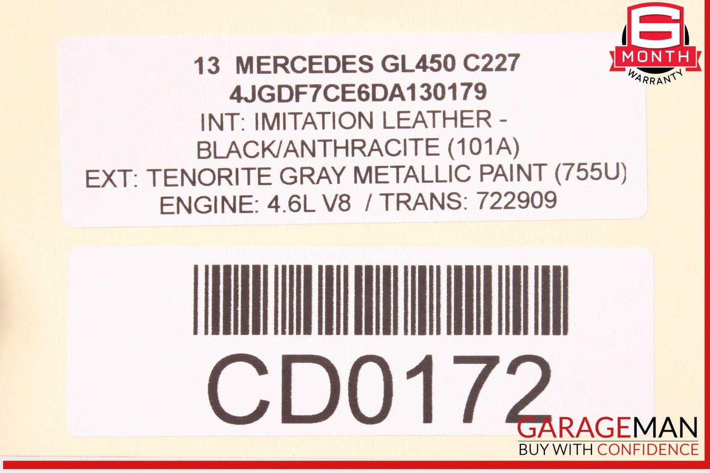 13-19 Mercedes X166 GL450 GLS550 Illuminated Running Board Step Left Side OEM