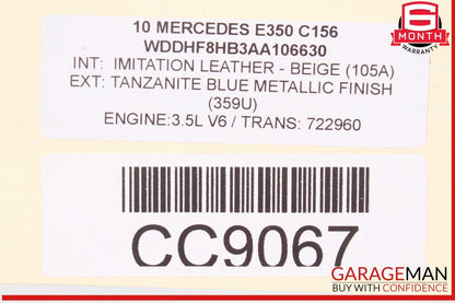08-16 Mercedes W212 E350 E400 C350 Rear Differential Diff Axle Carrier OEM