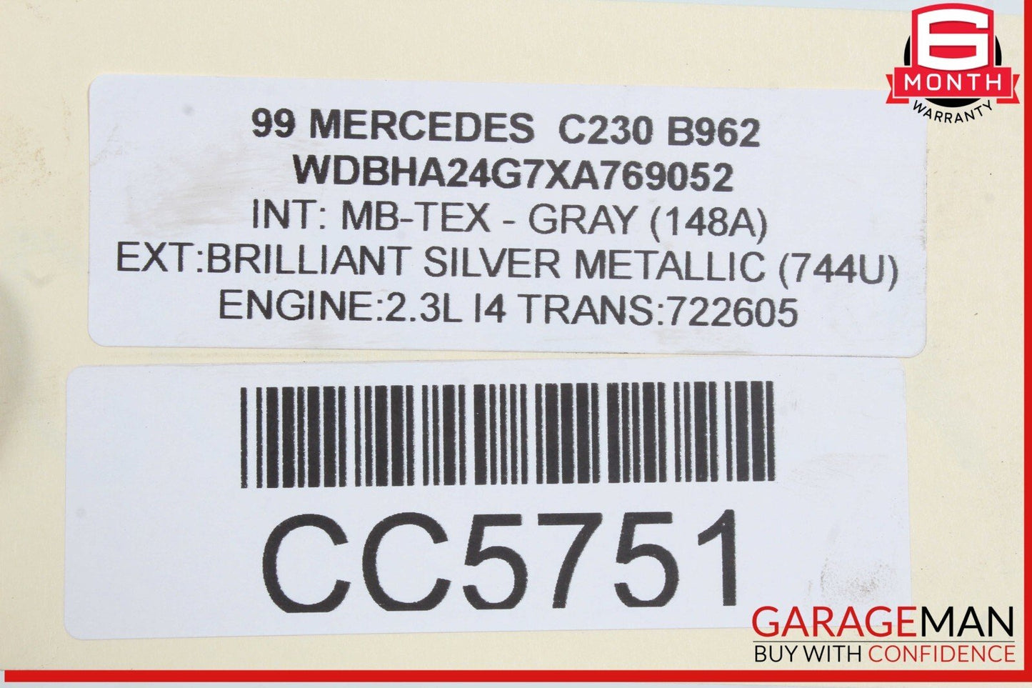 97-99 Mercedes W203 C230 5 Speed Auto Trans Automatic Transmission OEM 189k