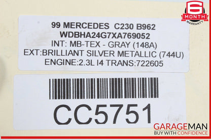 97-99 Mercedes W203 C230 5 Speed Auto Trans Automatic Transmission OEM 189k