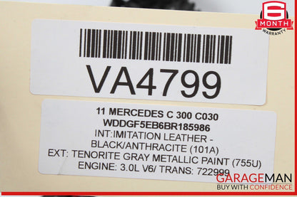 10-11 Mercedes W204 C300 3.0L Main Engine Motor Harness Wire Wiring Assembly OEM