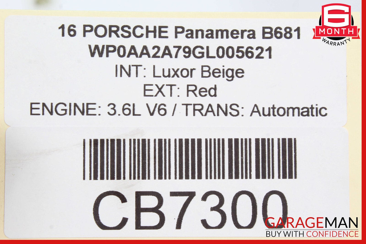 10-16 Porsche Panamera 970 Lower Control Arm Rear Right Passenger Side OEM