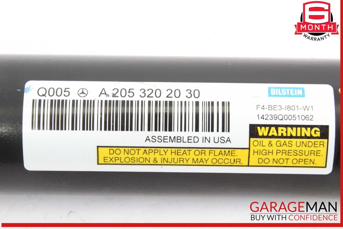 15-20 Mercedes W205 C300 C350e Rear Left & Right Shock Strut Absorber Set OEM
