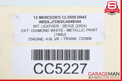 10-16 Mercedes W218 CLS550 C350 RWD 7G Automatic Transmission Assembly OEM 144k