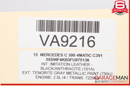 15-20 Mercedes W205 C300 4MATIC Right Passenger Side Exterior Door Handle OEM