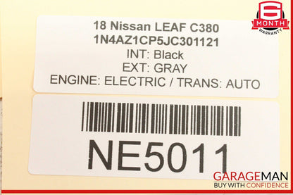 13-24 Nissan Leaf Front Upper Overhead Interior Dome Light Lamp Gray OEM