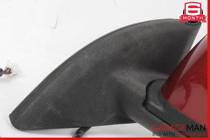 11-12 Nissan Leaf Front Left Driver Side Door Rear View Mirror Red OEM