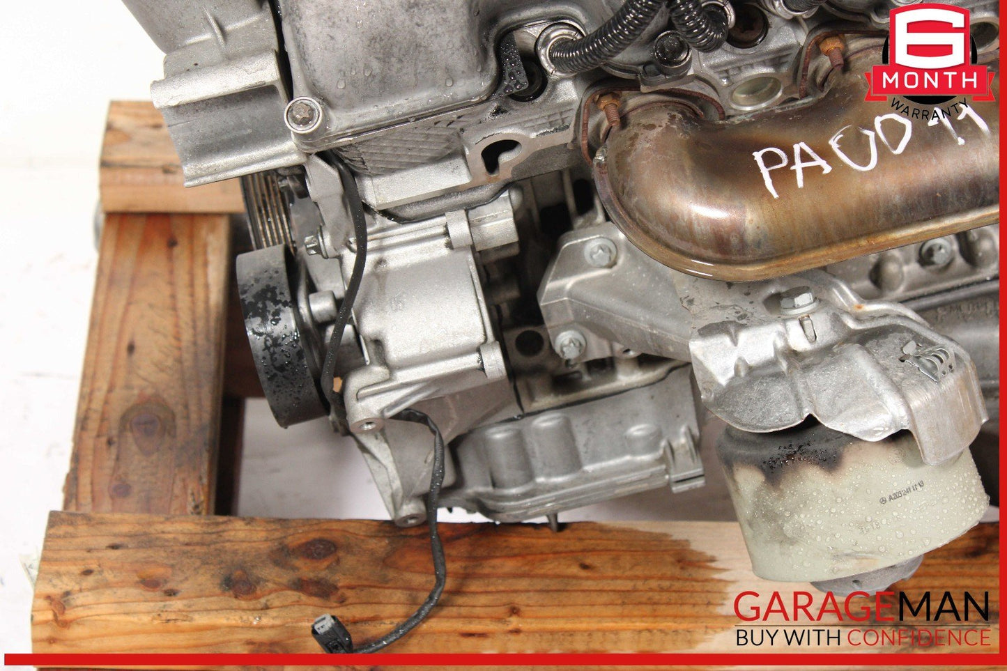 01-05 Mercedes W203 C240 RWD M112 2.6L V6 Engine Motor Block Assy OEM