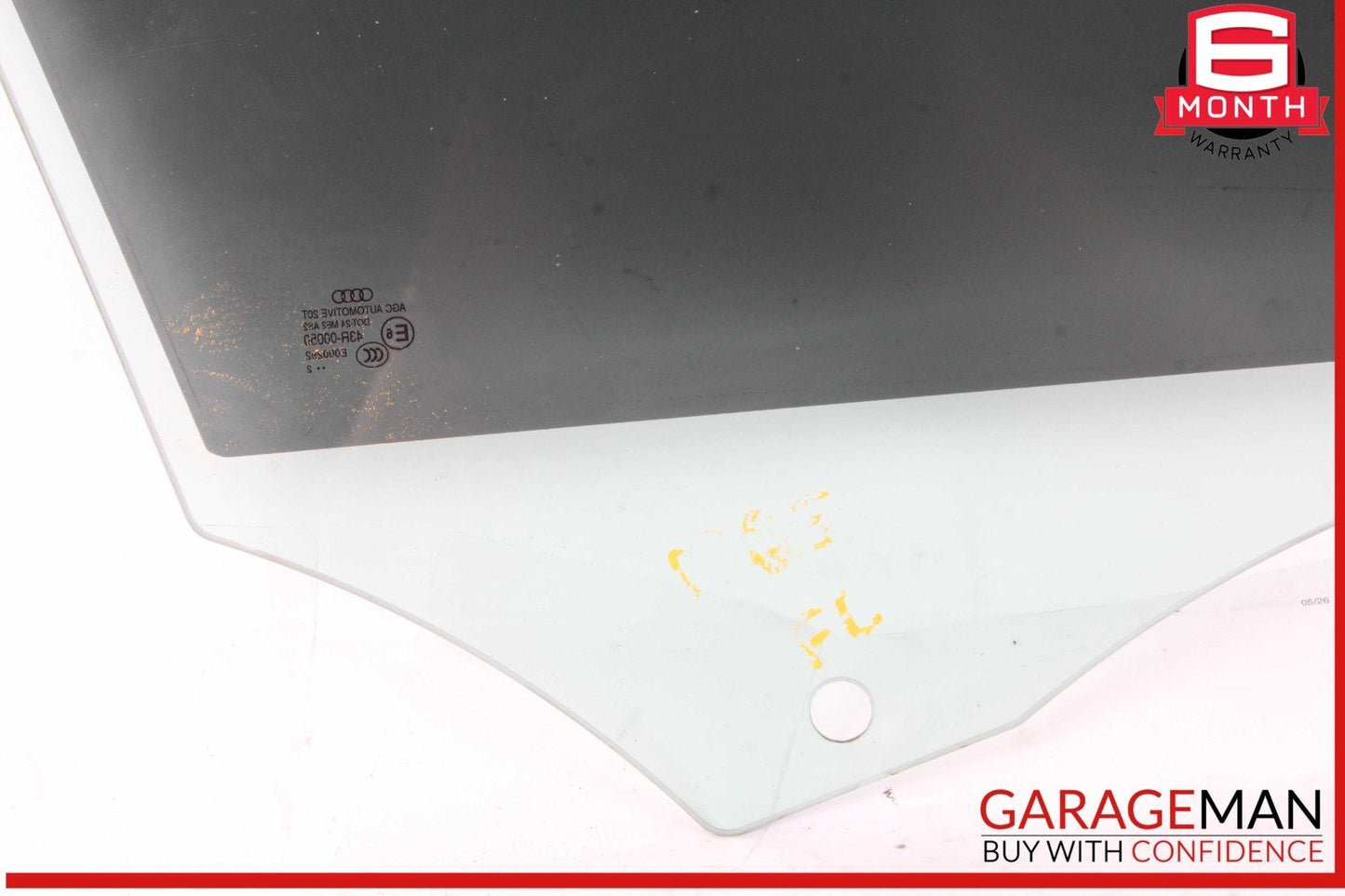 12-17 Audi Q5 Front Left Driver Side Door Window Glass 43R00050 OEM