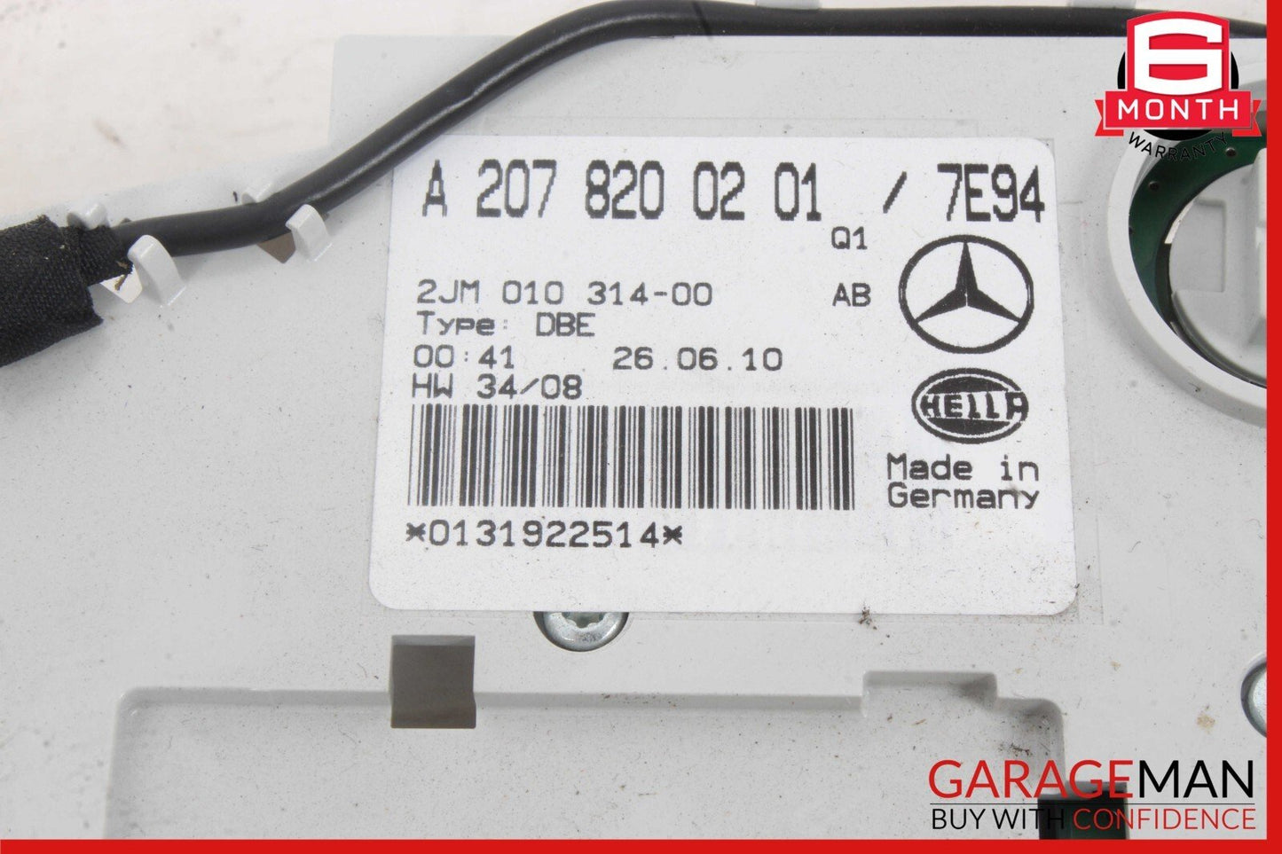 11-16 Mercedes W207 E350 E550 Overhead Reading Map Dome Light Lamp OEM
