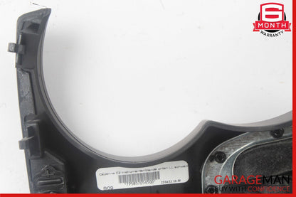 11-18 Porsche Cayenne 958 E-Hybrid Steering Column Cover Trim Black OEM