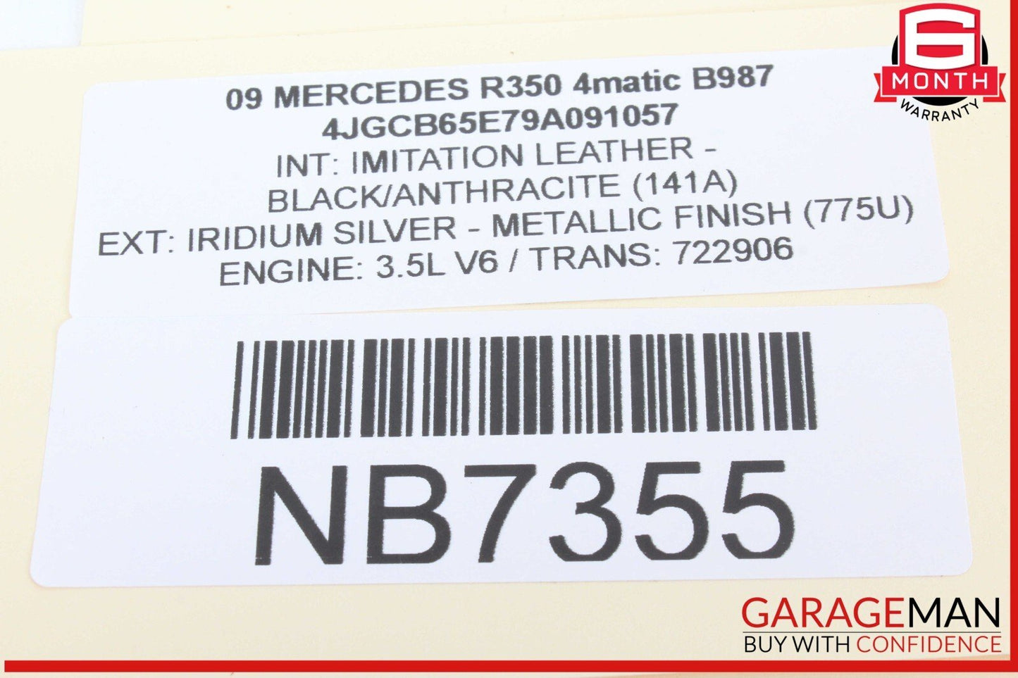 06-13 Mercedes W251 R350 4MATIC Trunk Lid Hydraulic Pump Motor w/ Cylinder OEM
