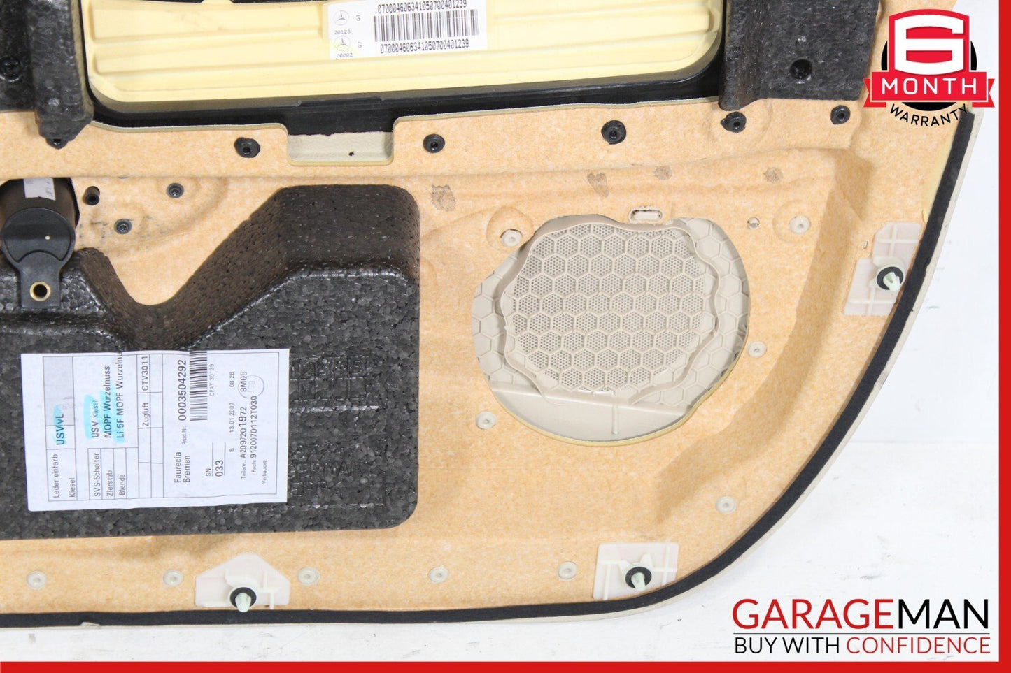 06-09 Mercedes W209 CLK350 Front Left Driver Side Interior Door Panel OEM