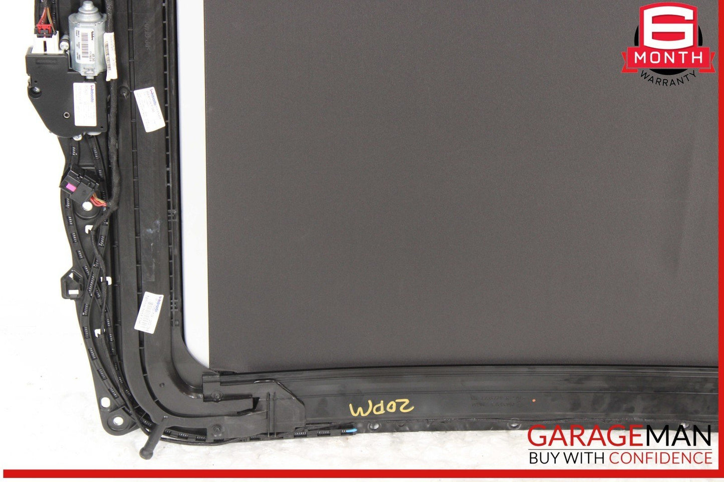 15-24 Porsche Macan 95B Panoramic Roof Glass Frame Black OEM