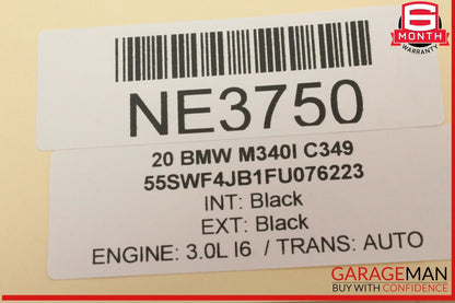 19-24 BMW M340i 330e 330i G20 Rear Right Passenger Side Window Regulator Motor