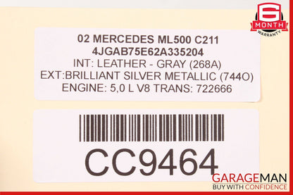 02-05 Mercedes W163 ML500 ML320 ML350 Fender Front Left Side OEM