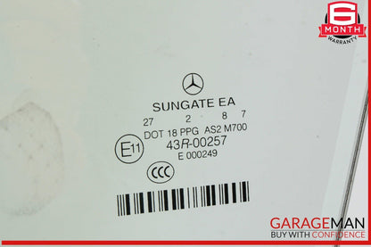 07-13 Mercedes W221 S550 S400 Front Left Driver Side Door Window Glass OEM