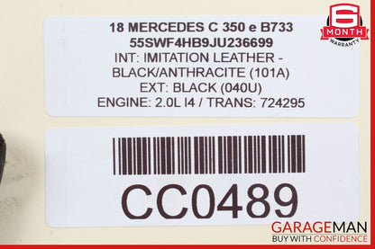 16-18 Mercedes W205 C350e 2.0L Engine Motor Cover Shield Guard Trim Panel OEM