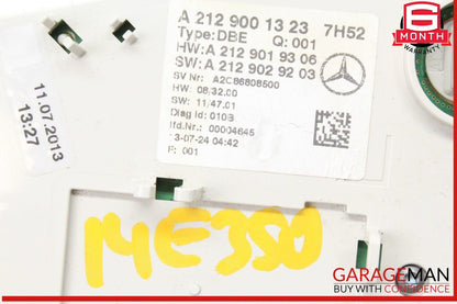 12-18 Mercedes W212 E350 CLS550 CLS400 E400 Overhead Dome Light Lamp OEM