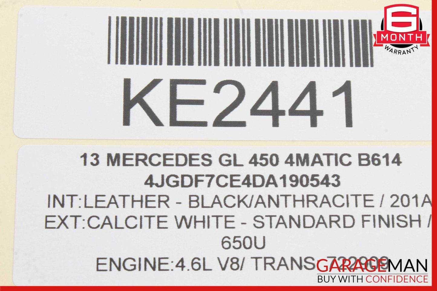 13-16 Mercedes X166 GL450 GL550 Rear Left Driver Side Door Locking Closing Motor