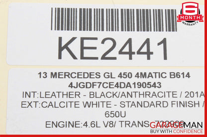 13-16 Mercedes X166 GL450 GL550 Rear Left Driver Side Door Locking Closing Motor