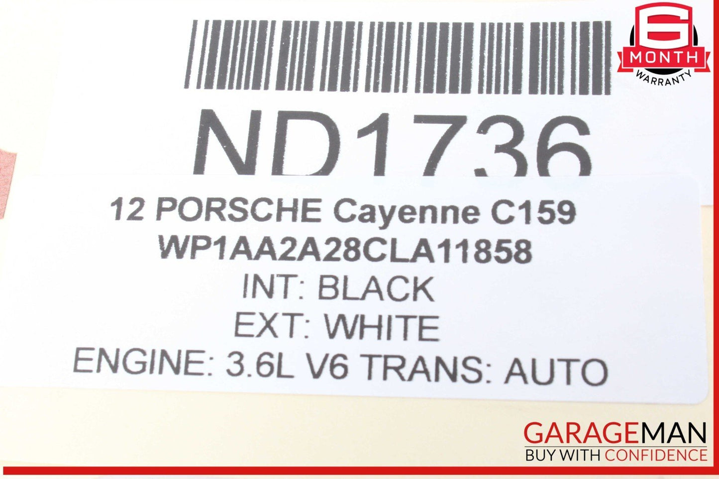 11-18 Porsche Cayenne 958 Engine Serpentine Tensioner Belt w/ Pulley OEM