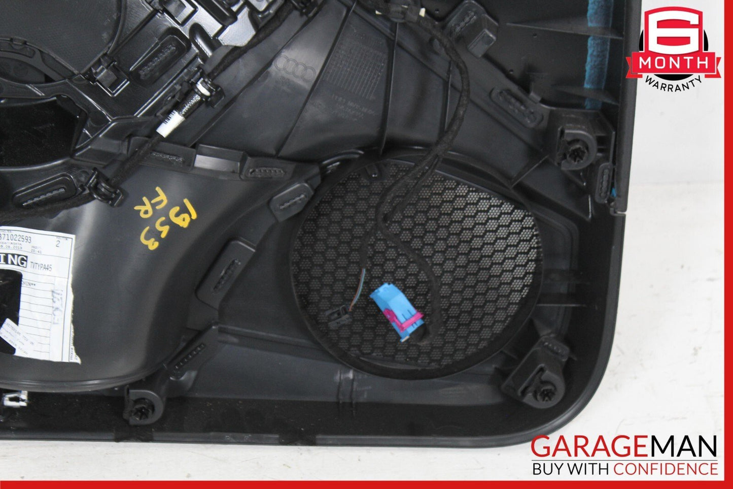 15-20 Audi A3 S3 Front Right Passenger Side Door Panel Black OEM