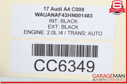 17-24 Audi B9 A4 Sunroof Sun Shade Roof Glass Frame Track OEM