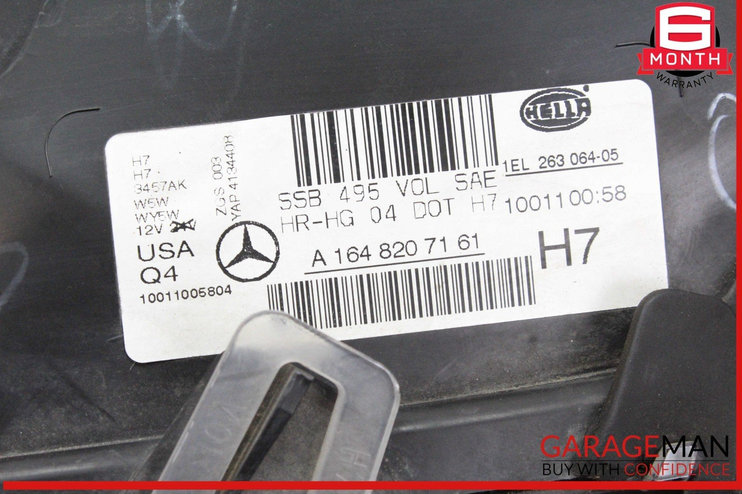 09-11 Mercedes W164 ML350 ML450 Front Left Driver Side Head Light Lamp OEM