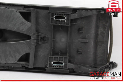 15-20 Mercedes W205 C300 Center Console Arm Rest Armrest Cup Holder Black OEM